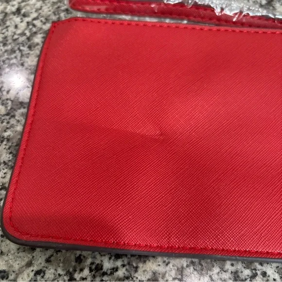 Kate Spade  Red Leather Wristlet - Picture 3 of 11